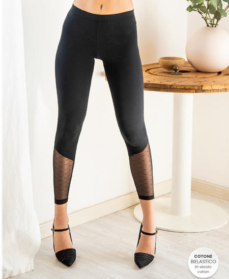 Luisaviaroma Donna Abbigliamento Pantaloni e jeans Pantaloni Leggings & Treggings Leggings In Jersey Stretch Con Logo 