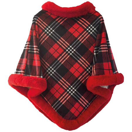mantella-natale-chic--bordo-in-pelliccia-stampata