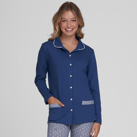 pigiama-donna-cotone-lungo-aperto-jersey