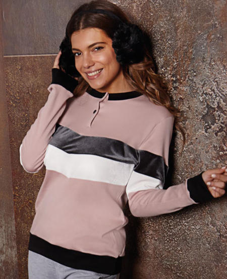 pigiama-donna-interlock-con-inserti-in-ciniglia