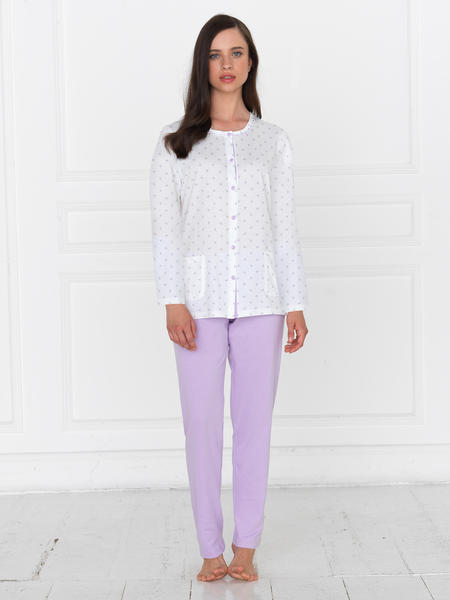 pigiama-donna-lungo-aperto-jersey-52407