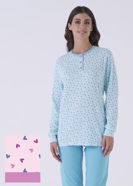 pigiama-donna-lungo-jersey-in-scatola-66025