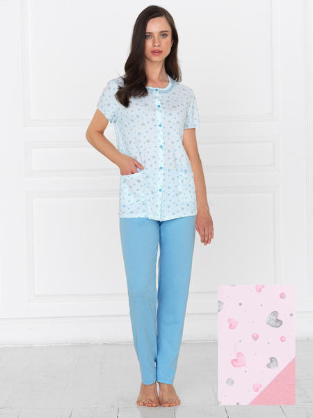 pigiama-donna-mezza-manica-pantalone-lungo-aperto