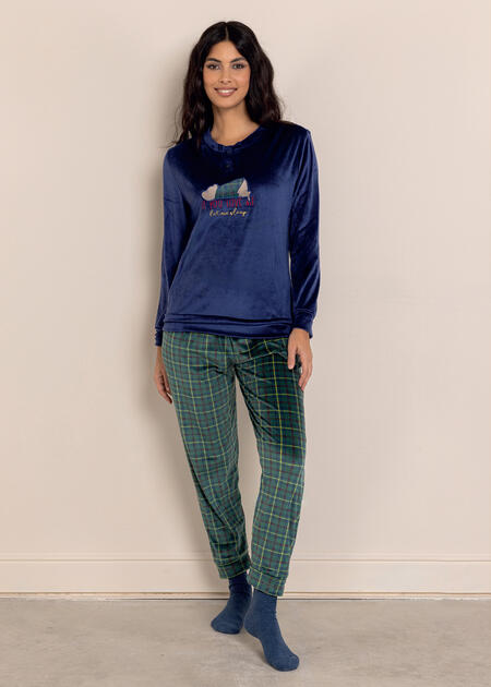 pigiama-donna-velour-62900
