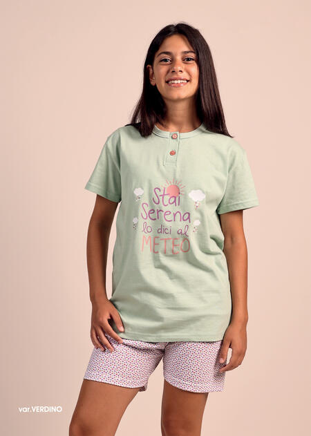 pigiama-ragazza-mezza--manica-pantaloncino
