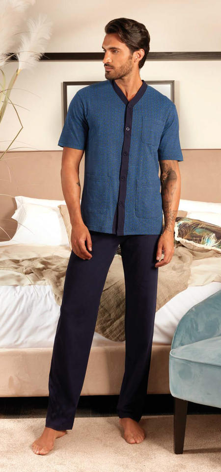 pigiama-uomo-lungo-jersey-aperto-mezza-manica-52548