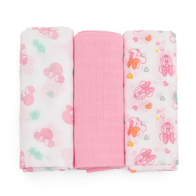 3 QUADRATI DI GARZA 100% COTONE BuyBuy24 Abbilgiamento e Biancheria