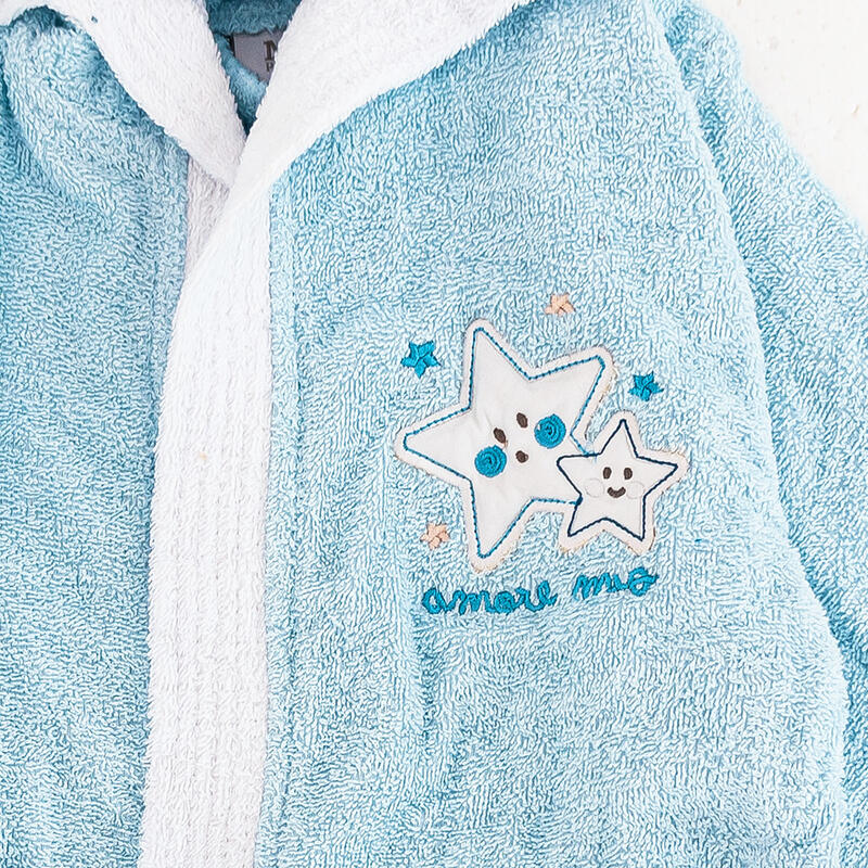 ACCAPPATOIO NEONATO CON MANICHE SPUGNA 330GR  BuyBuy24 Abbilgiamento e Biancheria