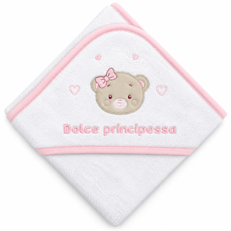 ACCAPPATOIO NEONATO TRIANGOLO SPUGNA IDROFILA 75X75 CM BuyBuy24 Abbilgiamento e Biancheria