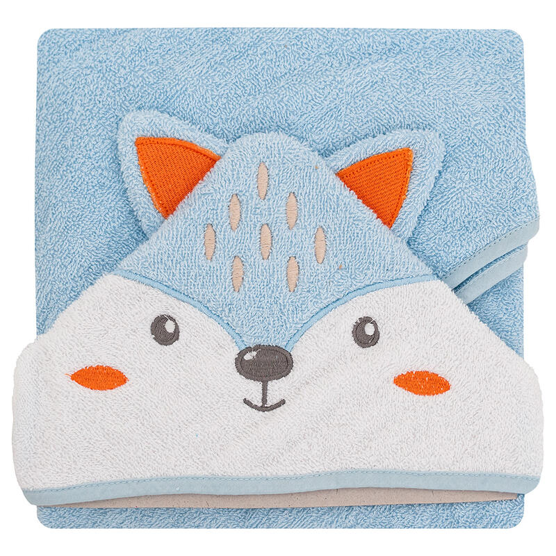 ACCAPPATOIO TRIANGOLO NEONATO IN SPUGNA DIS VOLPE  BuyBuy24 Abbilgiamento e Biancheria