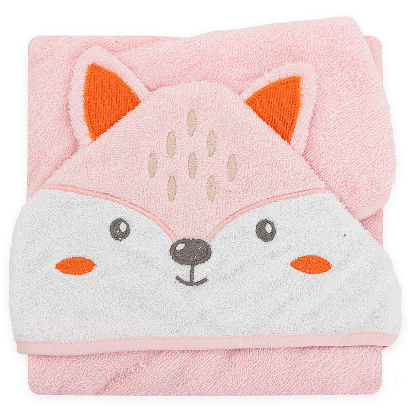 ACCAPPATOIO TRIANGOLO NEONATO IN SPUGNA DIS VOLPE  BuyBuy24 Abbilgiamento e Biancheria