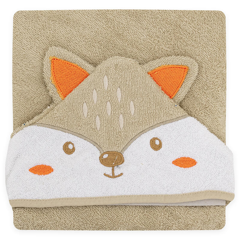ACCAPPATOIO TRIANGOLO NEONATO IN SPUGNA DIS VOLPE  BuyBuy24 Abbilgiamento e Biancheria