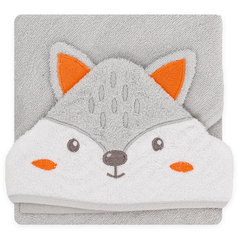 ACCAPPATOIO TRIANGOLO NEONATO IN SPUGNA DIS VOLPE  BuyBuy24 Abbilgiamento e Biancheria