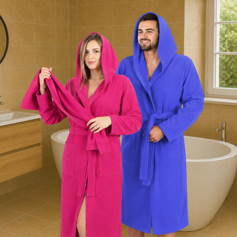 ACCAPPATOIO UNISEX MICROFIBRA+ TELO PALESTRA MICROFIBRA BuyBuy24 Abbilgiamento e Biancheria