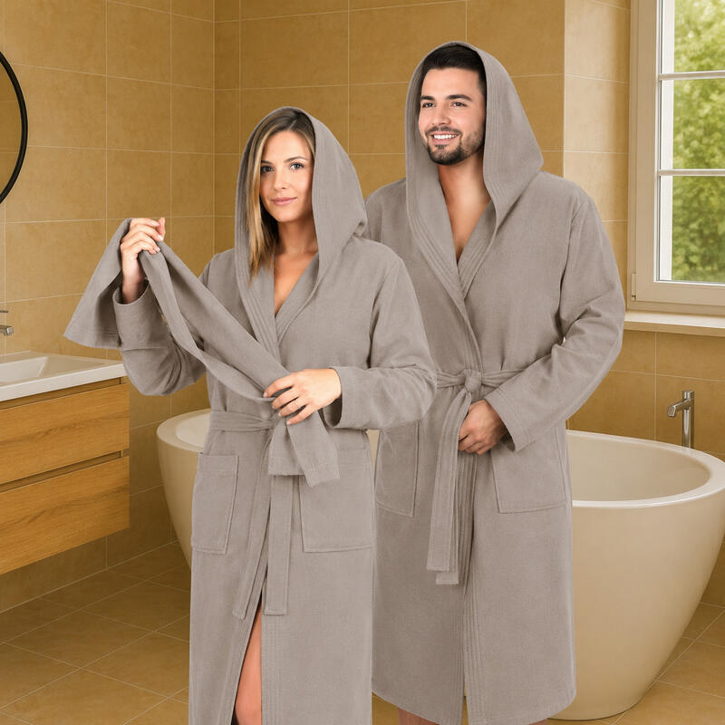 ACCAPPATOIO UNISEX MICROFIBRA+ TELO PALESTRA MICROFIBRA BuyBuy24 Abbilgiamento e Biancheria