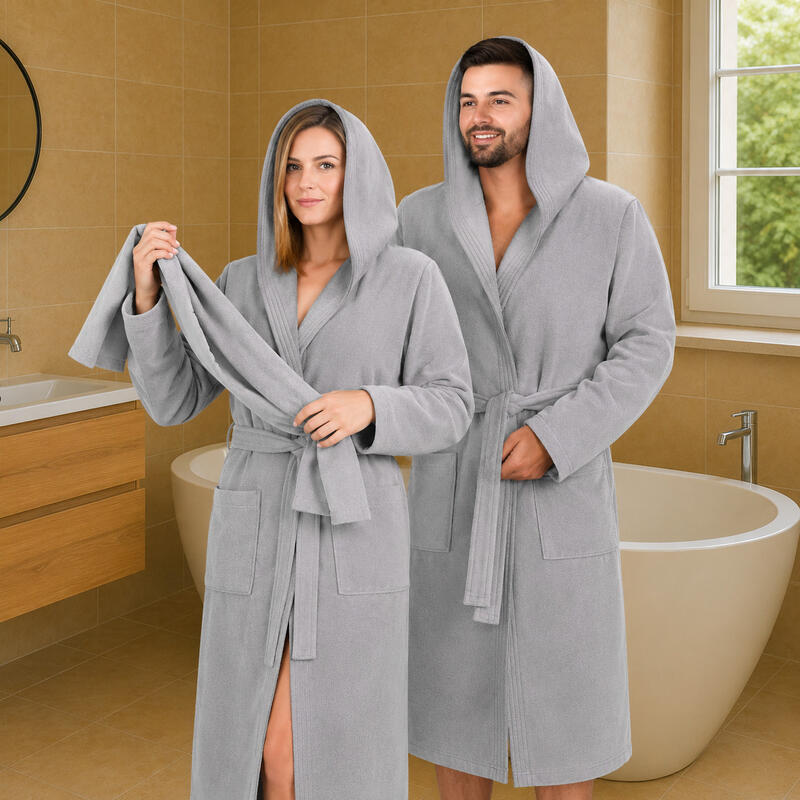 ACCAPPATOIO UNISEX MICROFIBRA+ TELO PALESTRA MICROFIBRA BuyBuy24 Abbilgiamento e Biancheria