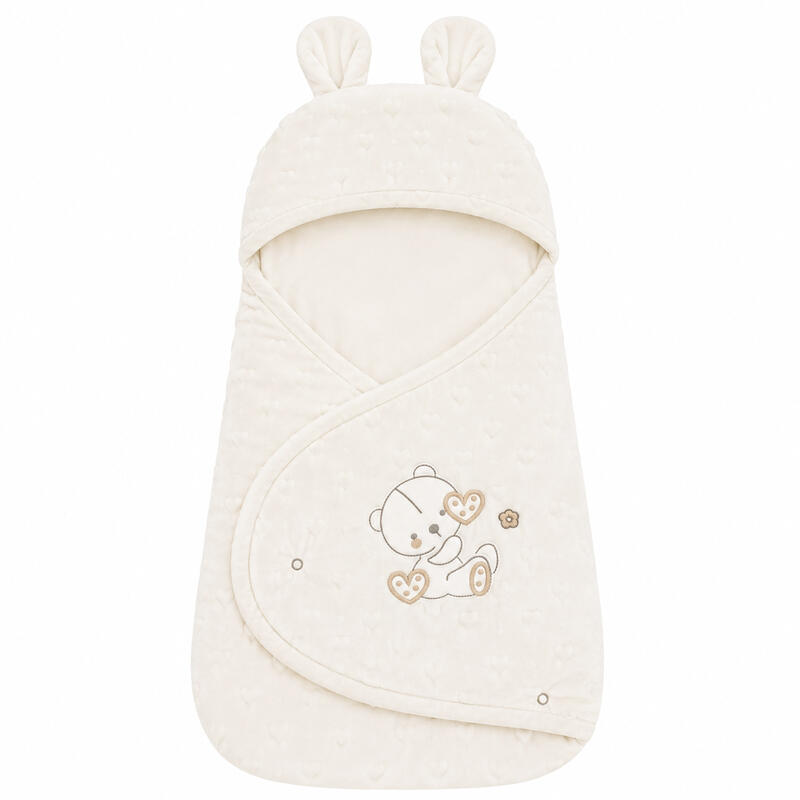 BABY SACCO IN CORAL POP CON ORECCHIE BuyBuy24 Abbilgiamento e Biancheria