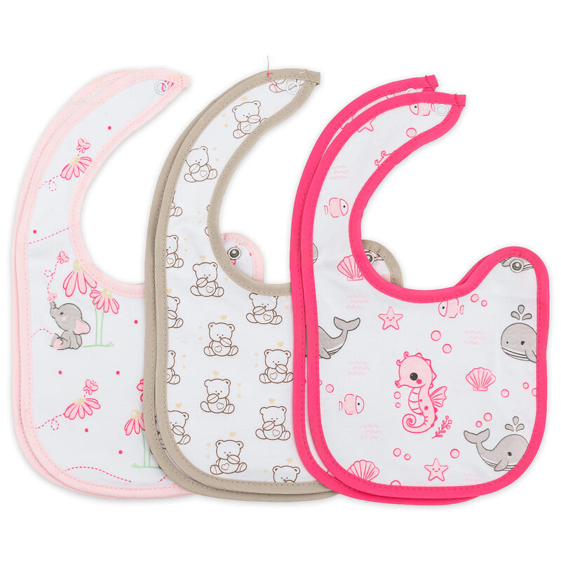 BAVETTE NEONATO MISURA 16X16 SPUGNA/PEVA CONF DA 6 PEZZI BuyBuy24 Abbilgiamento e Biancheria