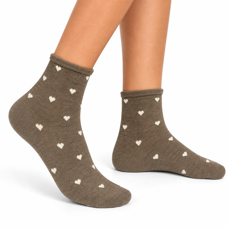 CALZINO CORTO DONNA CALDO COTONE BuyBuy24 Abbilgiamento e Biancheria