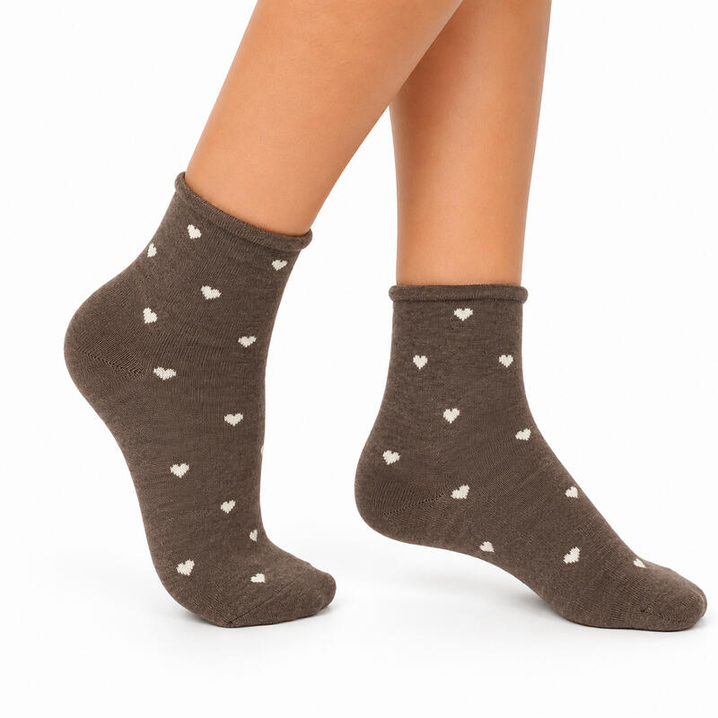 CALZINO CORTO DONNA CALDO COTONE BuyBuy24 Abbilgiamento e Biancheria