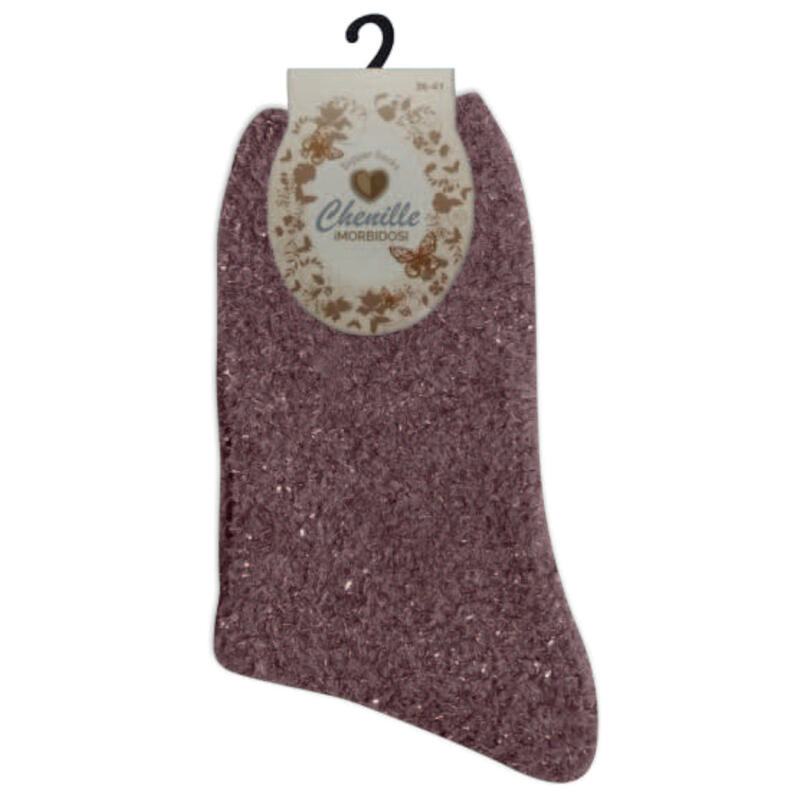 CALZINO DONNA  SOFT IN CINIGLIA LUREX  BuyBuy24 Abbilgiamento e Biancheria