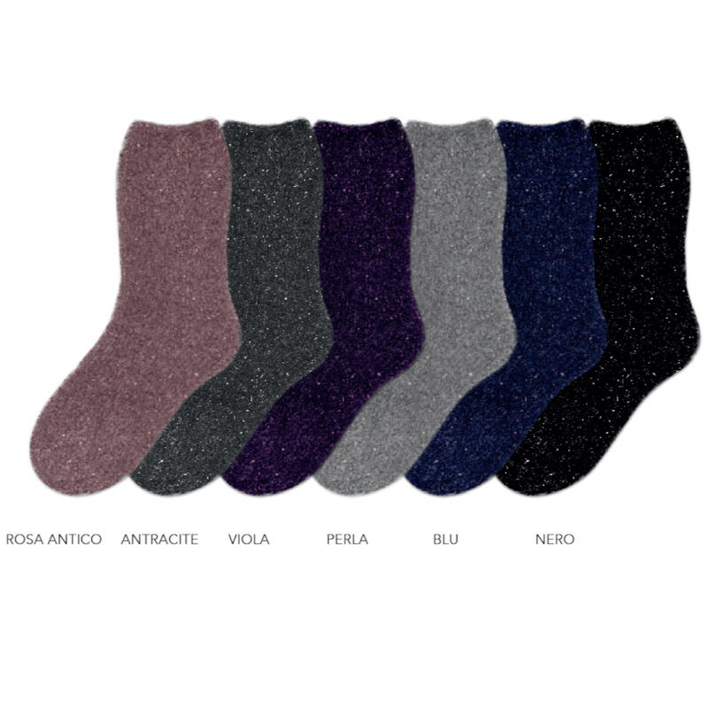 CALZINO DONNA  SOFT IN CINIGLIA LUREX  BuyBuy24 Abbilgiamento e Biancheria