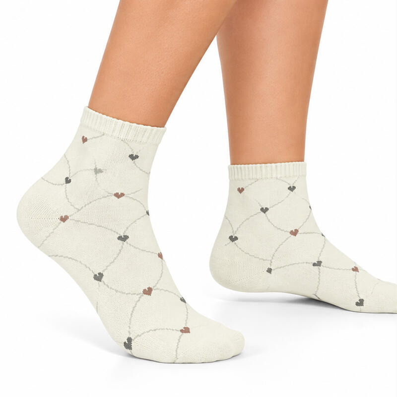 CALZINO DONNA CORTO CALDO COTONE MODA BuyBuy24 Abbilgiamento e Biancheria
