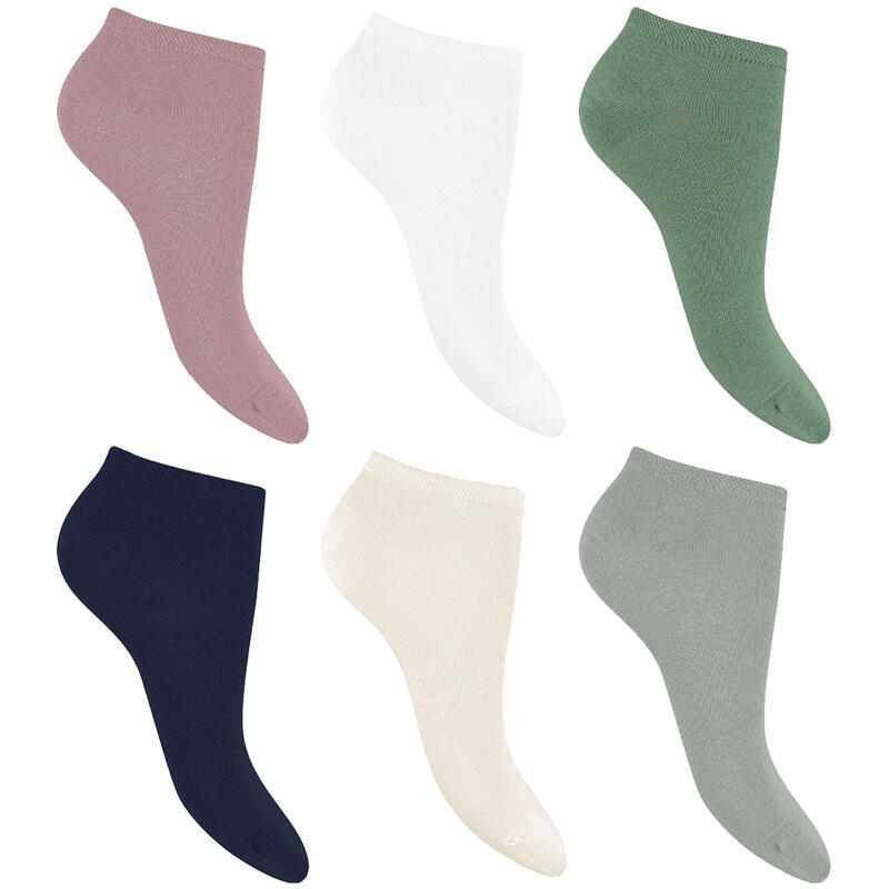 CALZINO DONNA CORTO COTONE BAMBOO 3PACK BuyBuy24 Abbilgiamento e Biancheria