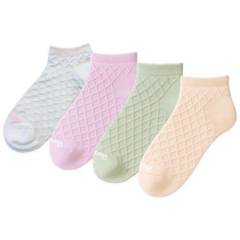 CALZINO DONNA FANTASIA FRESCO COTONE TRECCINA BuyBuy24 Abbilgiamento e Biancheria