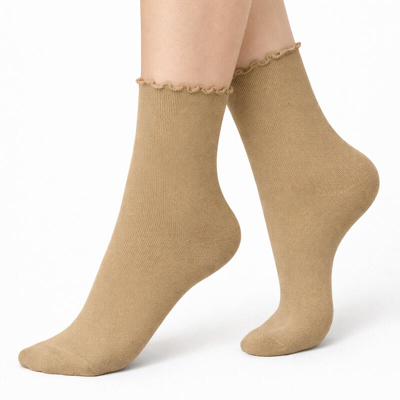 CALZINO DONNA MODA SMOLLATO TAGLIO VIVO BuyBuy24 Abbilgiamento e Biancheria