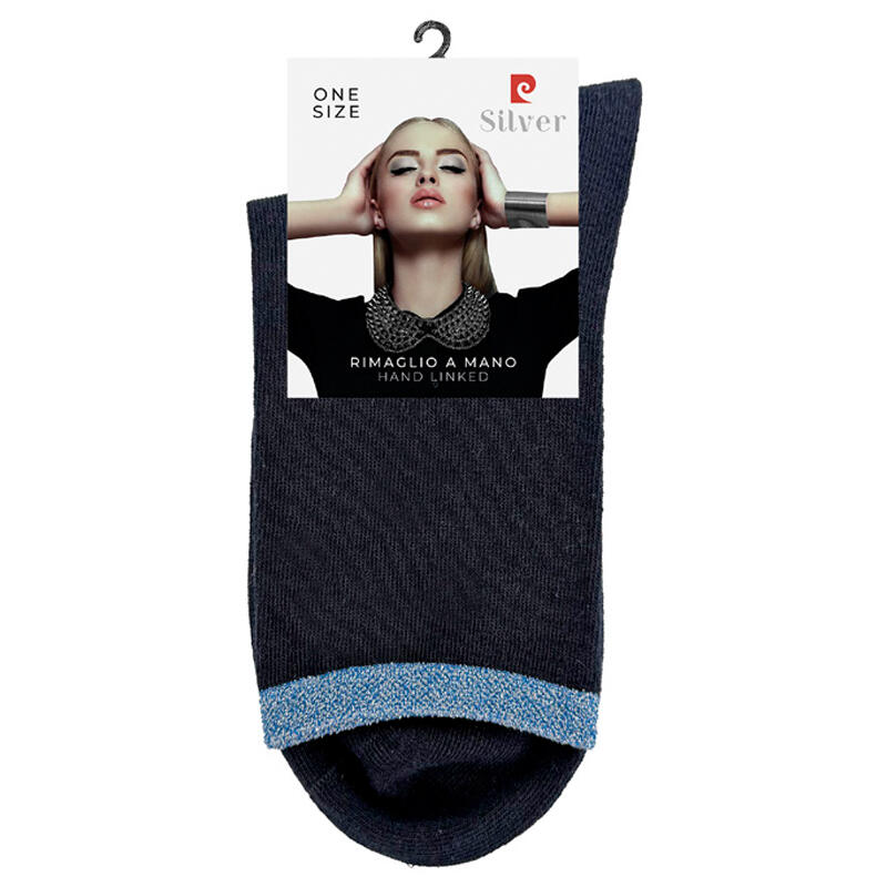 CALZINO DONNA MODA SMOLLATO TAGLIO VIVO BuyBuy24 Abbilgiamento e Biancheria