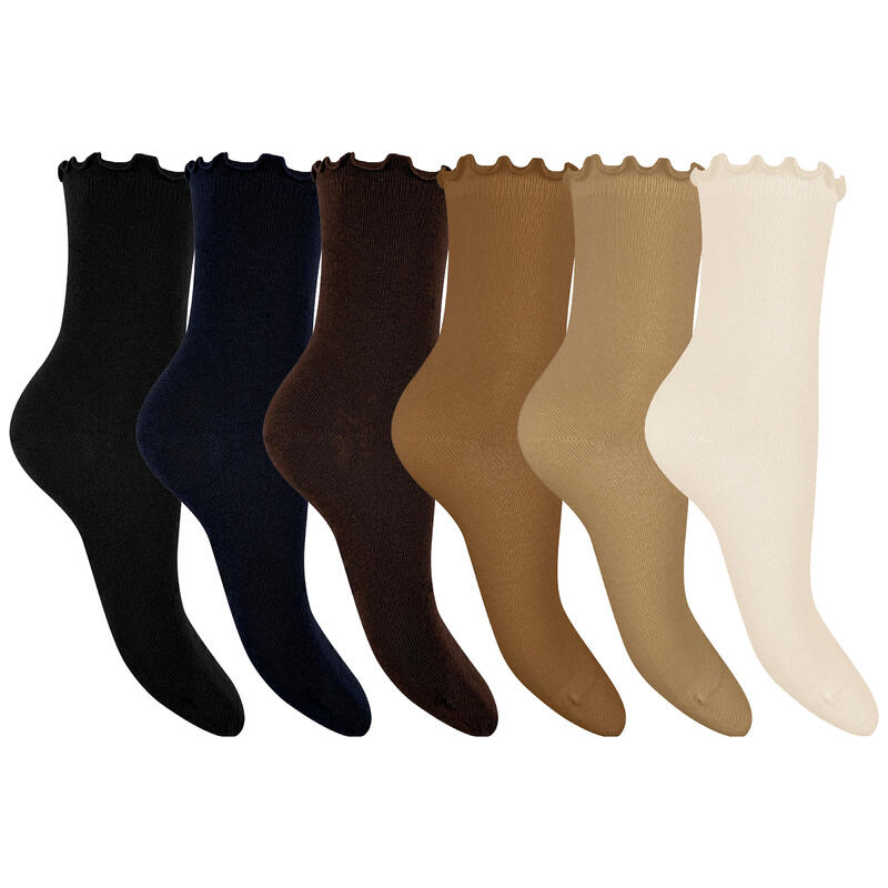 CALZINO DONNA MODA SMOLLATO TAGLIO VIVO BuyBuy24 Abbilgiamento e Biancheria