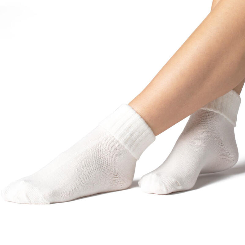 CALZINO DONNA SOFT SUPER CALDO CON RISVOLTINA BuyBuy24 Abbilgiamento e Biancheria