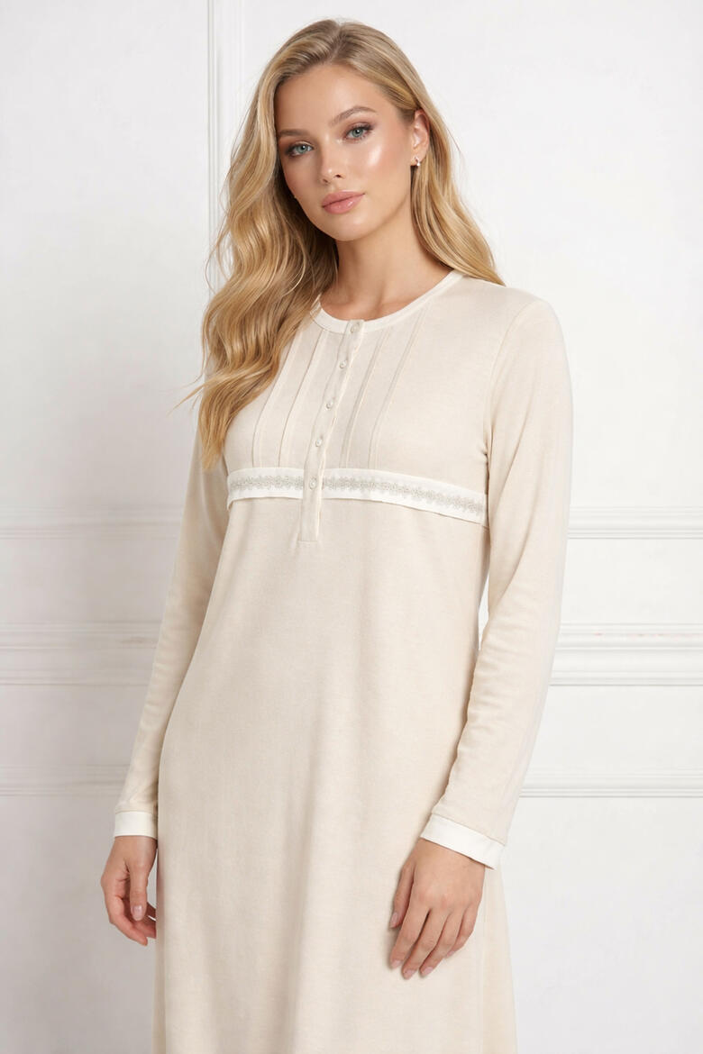 CAMICIA DA NOTTE DONNA INTERLOCK BuyBuy24 Abbilgiamento e Biancheria