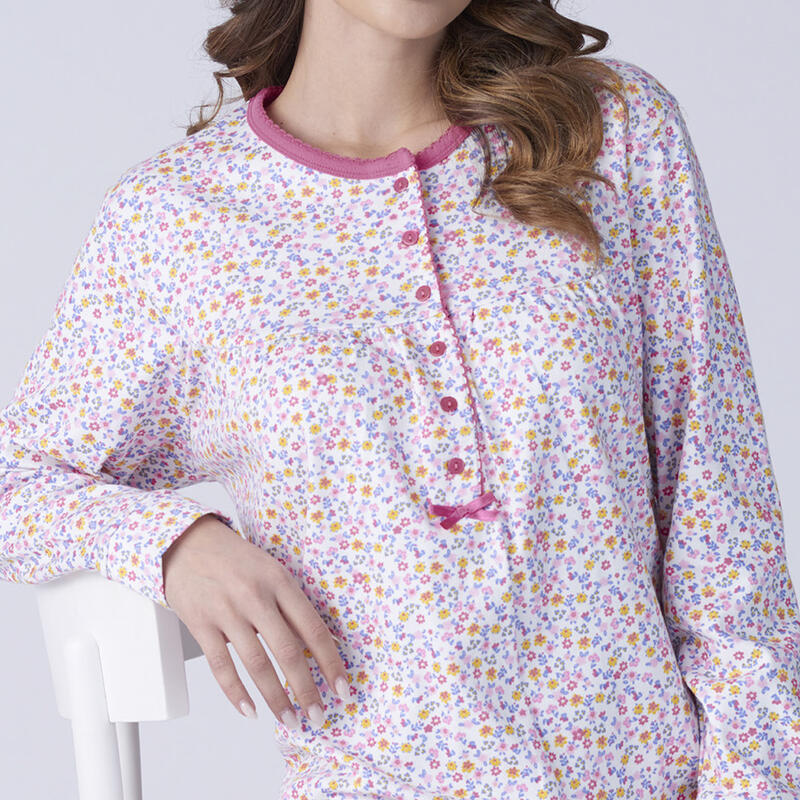 CAMICIA DA NOTTE DONNA INTERLOCK CALIBRATA BuyBuy24 Abbilgiamento e Biancheria
