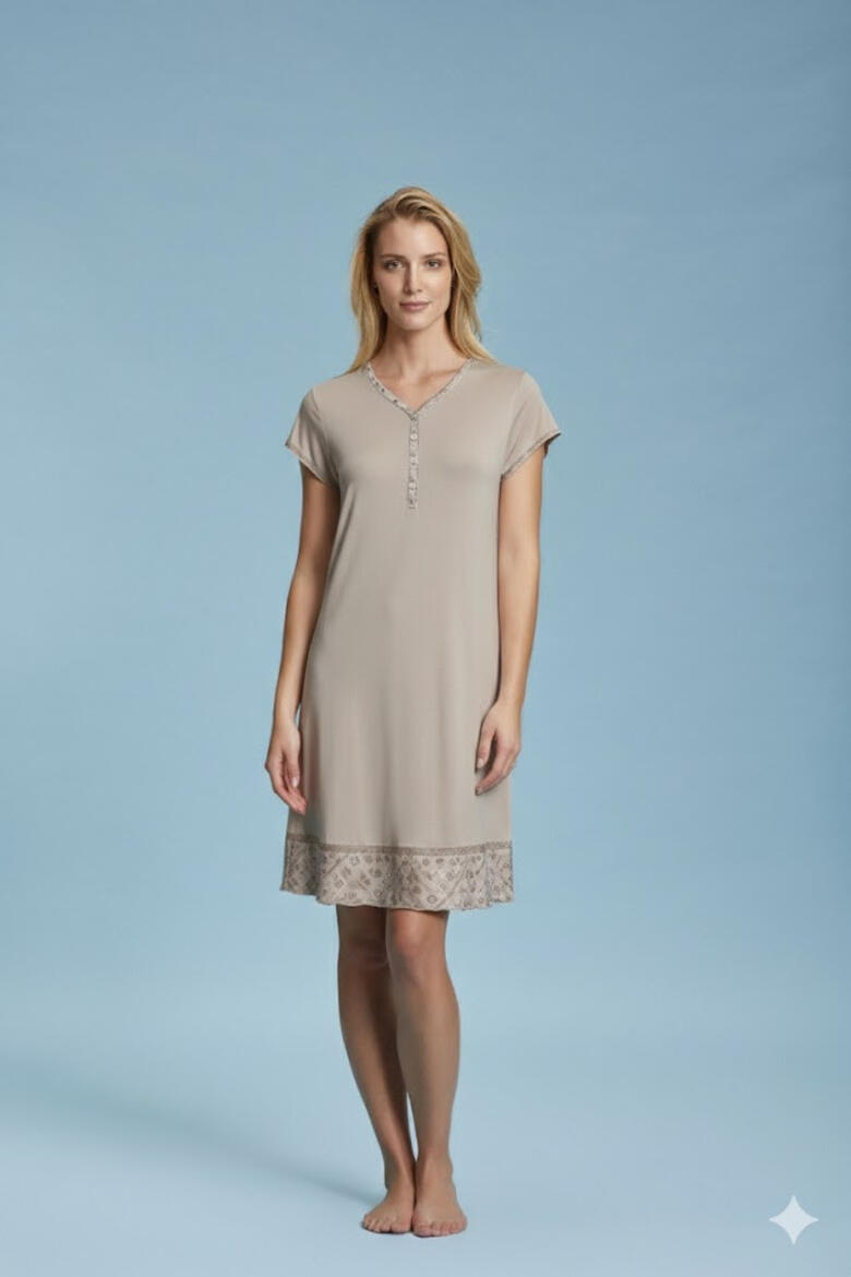 CAMICIA DA NOTTE MEZZA MANICA BuyBuy24 Abbilgiamento e Biancheria