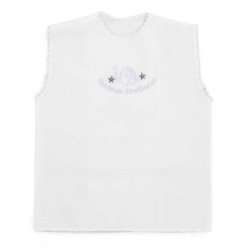 CAMICINA FORTUNA IN PURA MUSSOLA SMERLATA A MANO BuyBuy24 Abbilgiamento e Biancheria