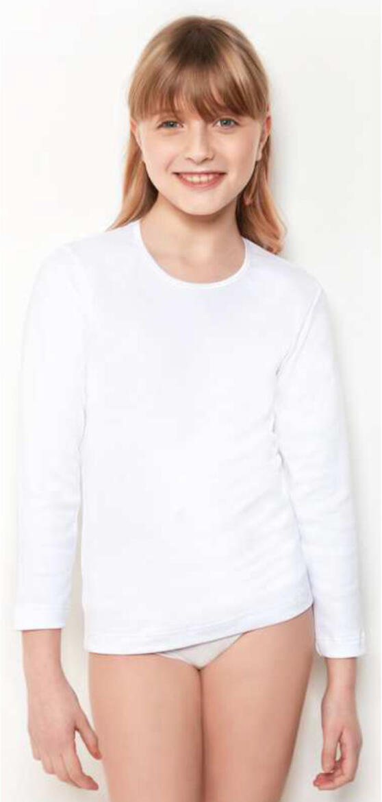 CAMICIOLA BIMBA MANICA LUNGA COTONE FELPATO BuyBuy24 Abbilgiamento e Biancheria