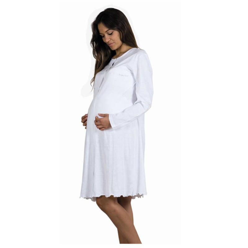 MAMINA Camicia Da Notte Premaman Manica Lunga Cotone | BuyBuy24  Abbigliamento per Famiglie