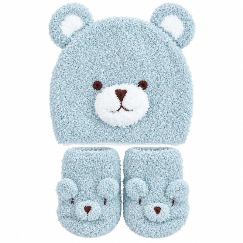 CAPPELLINO NEONATO INVERNALE + CALZINO BuyBuy24 Abbilgiamento e Biancheria