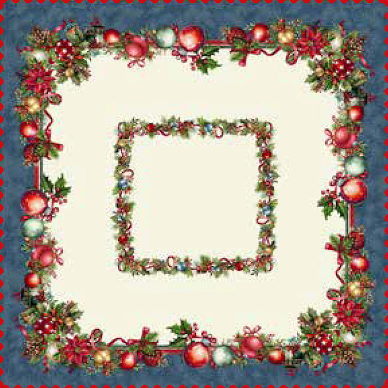 CENTROTAVOLA NATALIZIO GOBELIN CM 93X93  BuyBuy24 Abbilgiamento e Biancheria