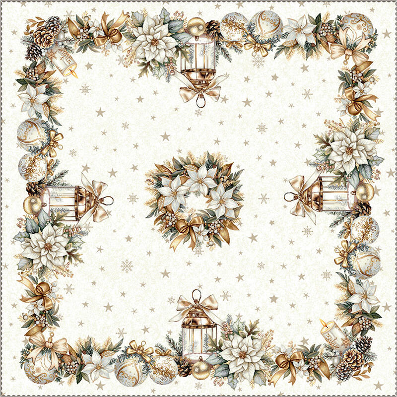 CENTROTAVOLA NATALIZIO GOBELIN CM 93X93 BuyBuy24 Abbilgiamento e Biancheria