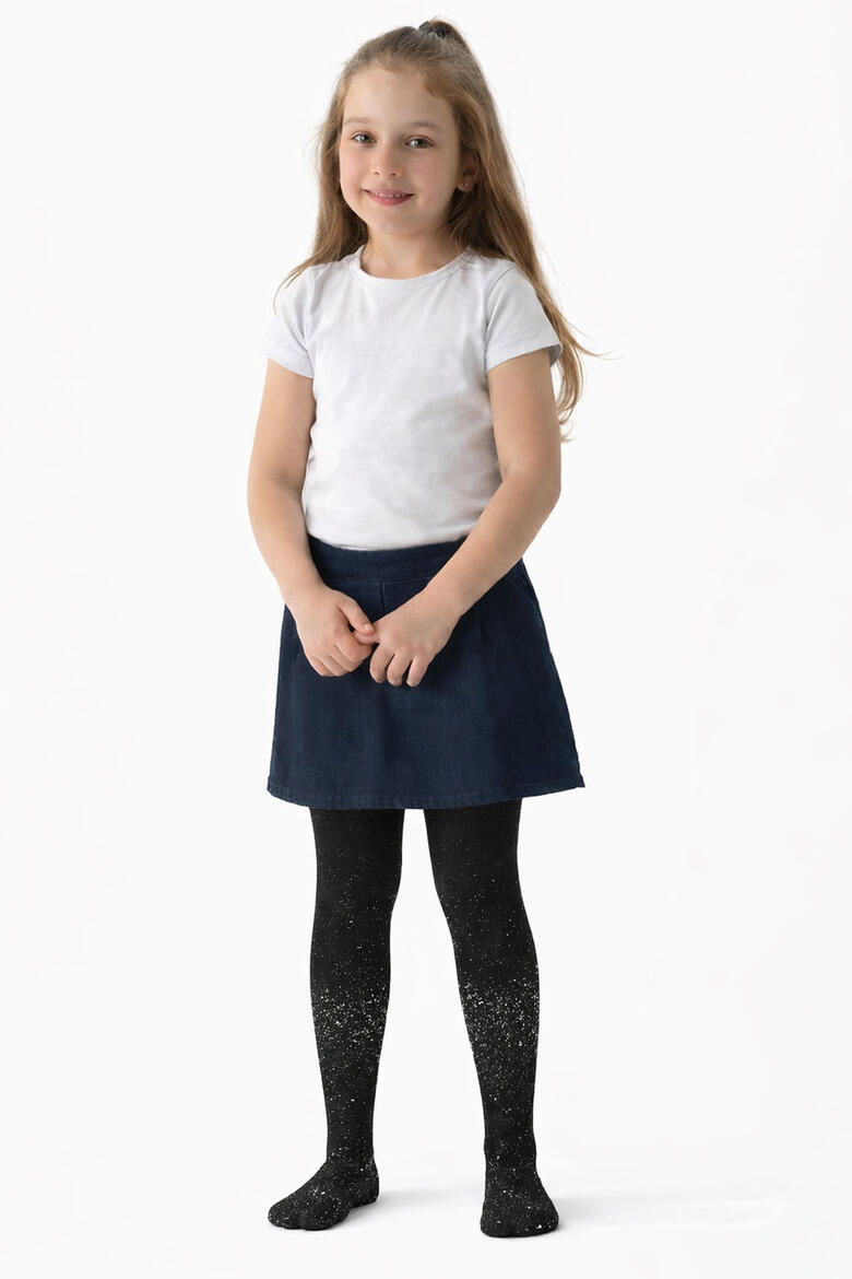 COLLANT BIMBA CALDO COTONE LUREX NATALIZIO BuyBuy24 Abbilgiamento e Biancheria