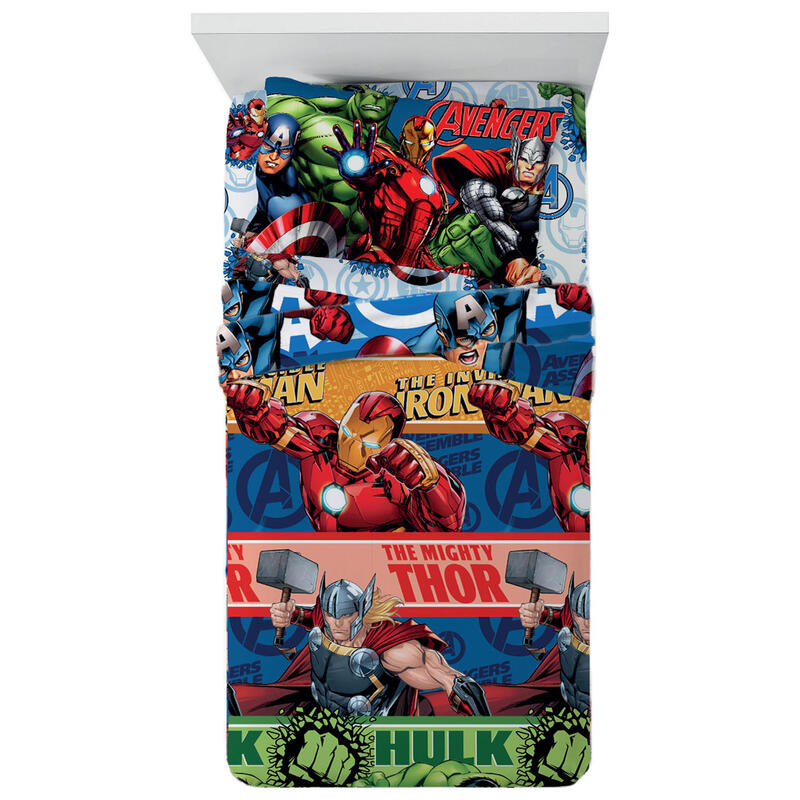 COMPLETO LETTO 1 PIAZZA COTONE AVENGERS BuyBuy24 Abbilgiamento e Biancheria
