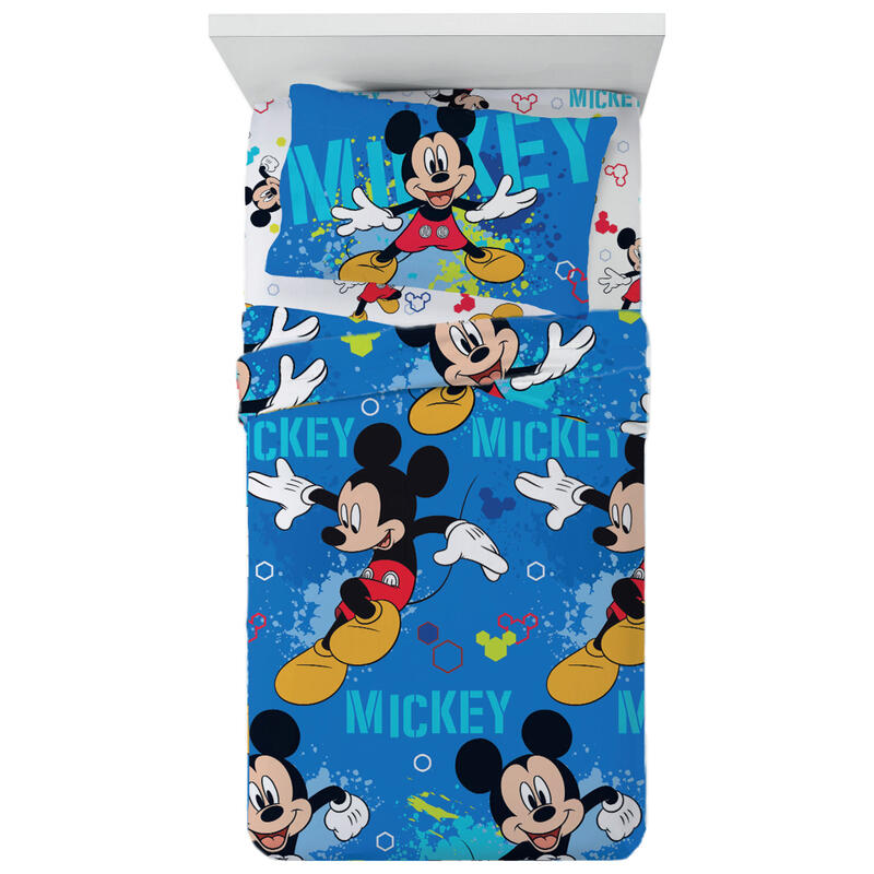 COMPLETO LETTO 1 PIAZZA COTONE MICKEY BuyBuy24 Abbilgiamento e Biancheria