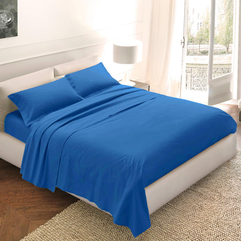 COMPLETO LETTO 2 PIAZZE COTONE PERCALLE TELA 3027 BuyBuy24 Abbilgiamento e Biancheria