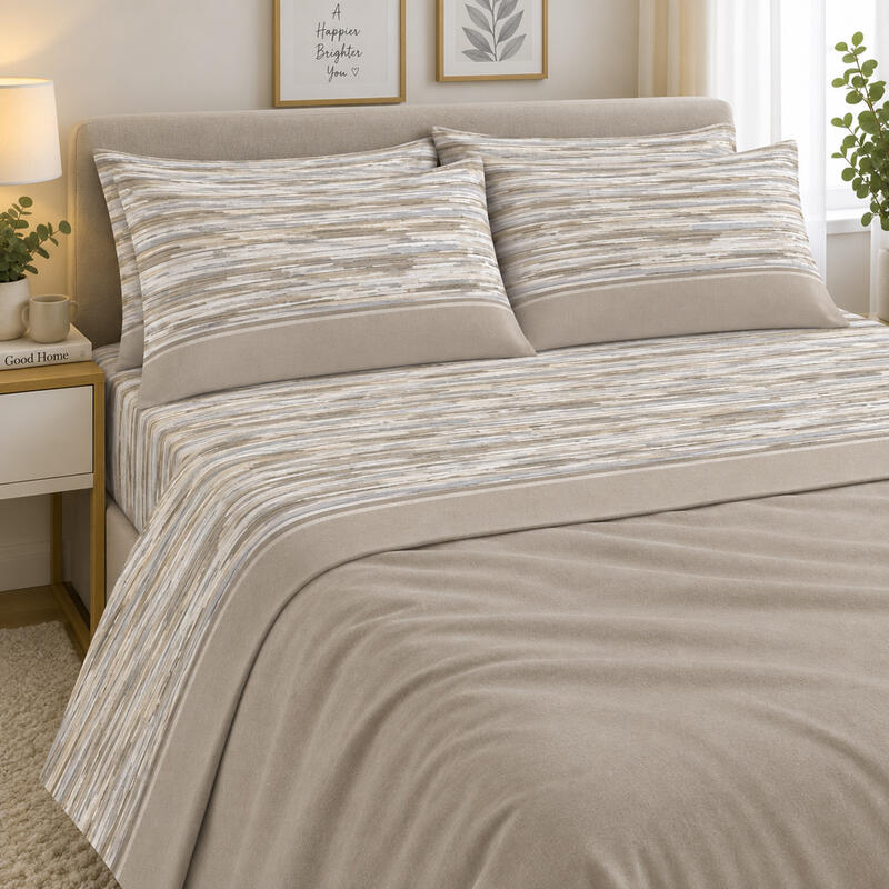 COMPLETO LETTO 2 PIAZZE FLANELLA BuyBuy24 Abbilgiamento e Biancheria