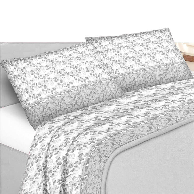 COMPLETO LETTO 2 PIAZZE FLANELLA BuyBuy24 Abbilgiamento e Biancheria