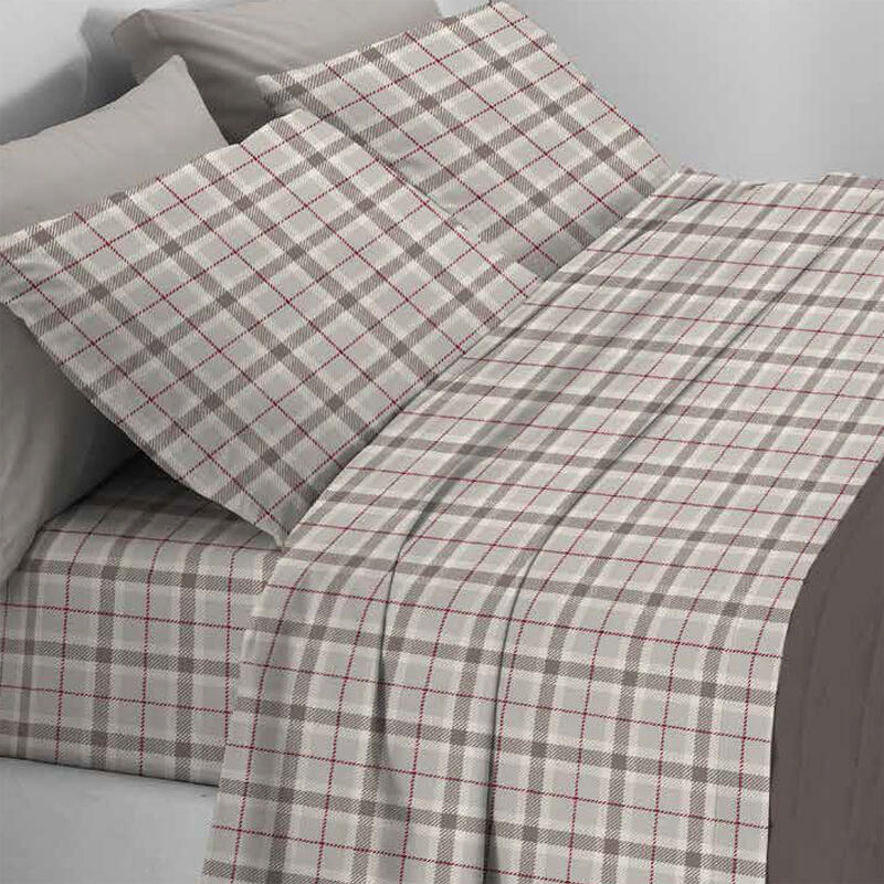 COMPLETO LETTO 2 PIAZZE MAXI FLANELLA SOPRA CM 270X300 BuyBuy24 Abbilgiamento e Biancheria