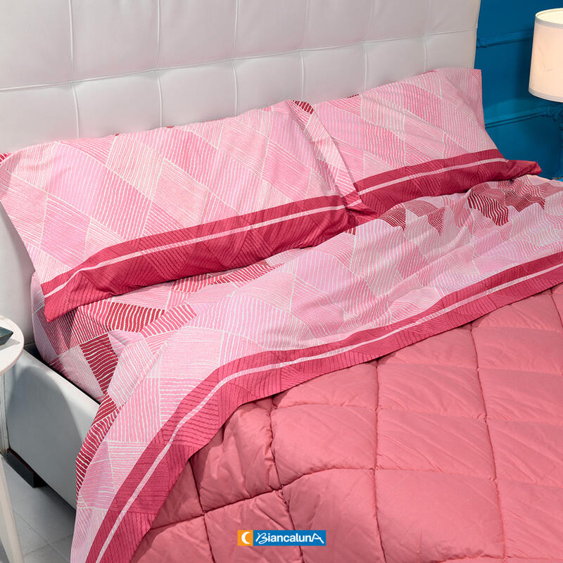 COMPLETO LETTO 2 PIAZZE PURO COTONE BuyBuy24 Abbilgiamento e Biancheria